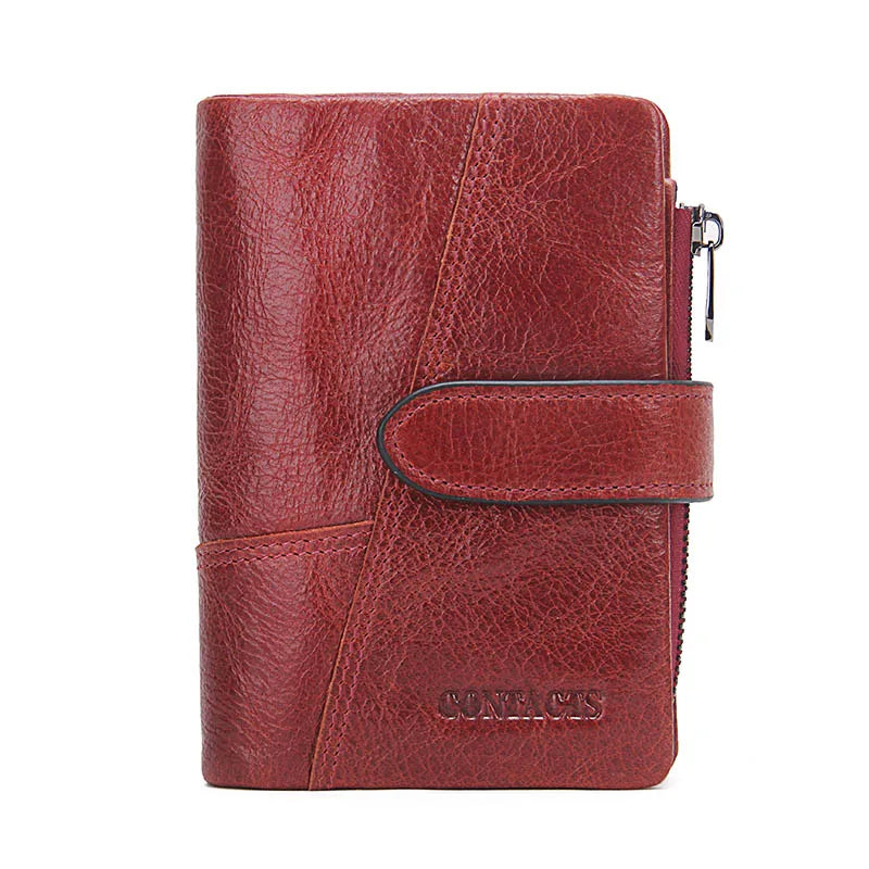 Genuine Leather Women Wallet Female Small Card Holder Money Bag Lady Perse For Girls Coin Purse Wallets