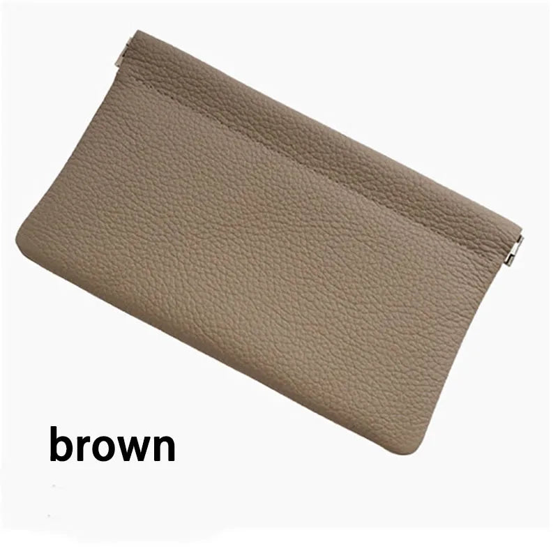 Storage Bag PU Leather For Long Wallet Passport Driver's License Document Holder Data Cable Cosmetic Bag for Women Men