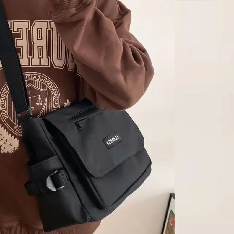 Youth Fashion Casual Version Ladies Canvas Shoulder Bag Solid Color Women Messenger Bags Top Quality Oxford Diagonal Cross Bag