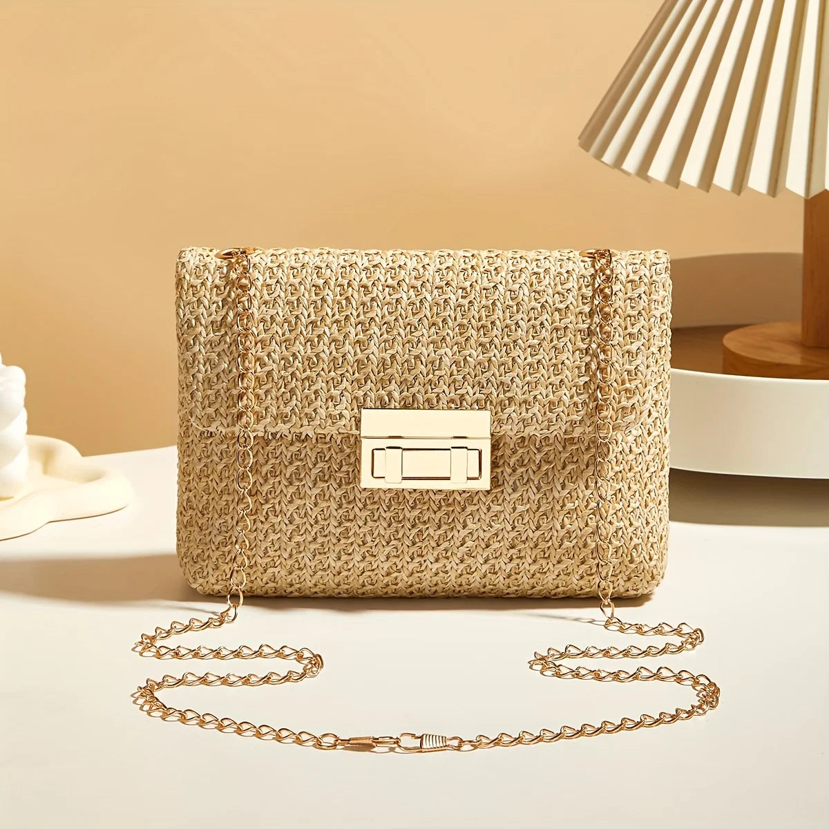 Crossbody Bag for Women,Chain Strap Banquet Stylish Accessory Shoulder Bag for Day-to-Night Outfits
