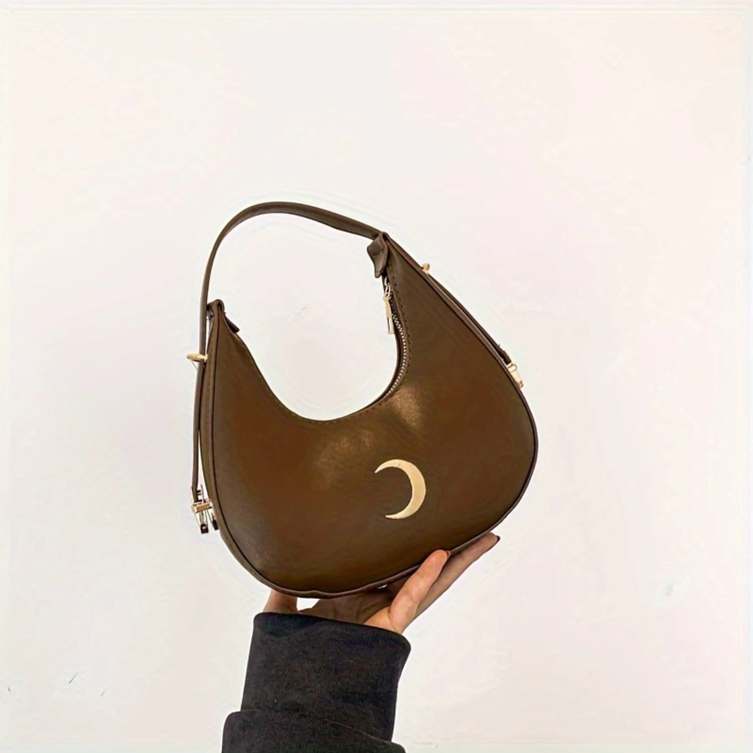 Crescent Bag,  Pattern Handbag,Y2K Shoulder Purse For Women