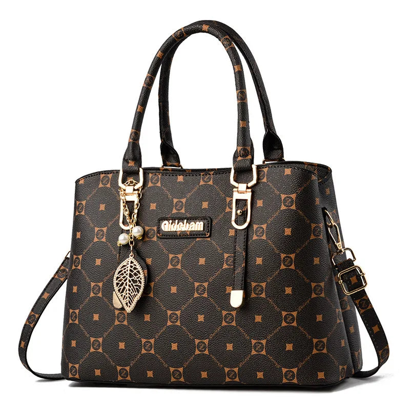 Stylish Mother's Day Handbag for Women – Spacious Tote & Shoulder Purse, Trendy Designer Bag for Moms & Middle-Aged Ladies