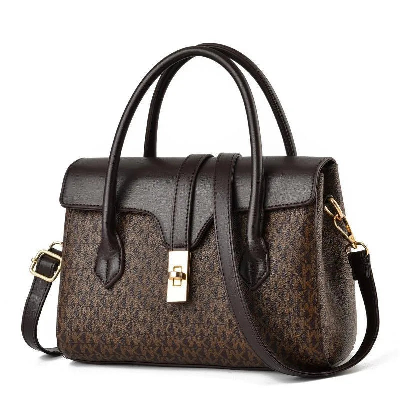 New Letter Print Shoulder Bag for Women, Large Capacity Fashion Crossbody Mom Bag