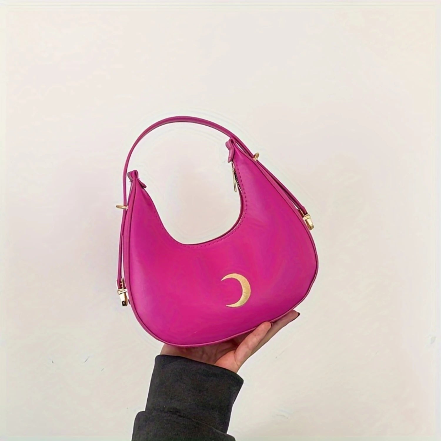 Crescent Bag,  Pattern Handbag,Y2K Shoulder Purse For Women