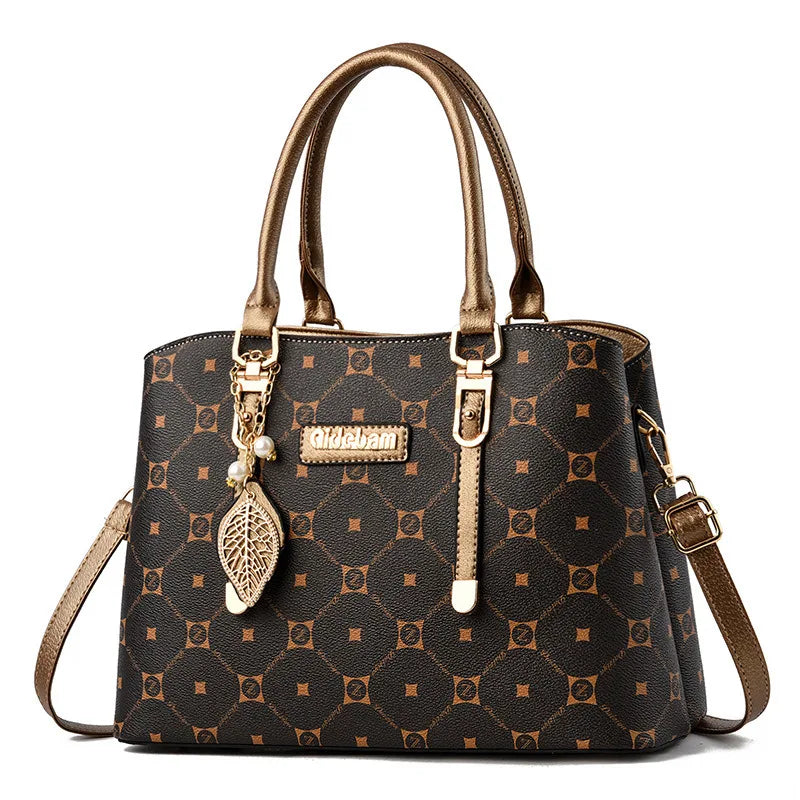 Stylish Mother's Day Handbag for Women – Spacious Tote & Shoulder Purse, Trendy Designer Bag for Moms & Middle-Aged Ladies